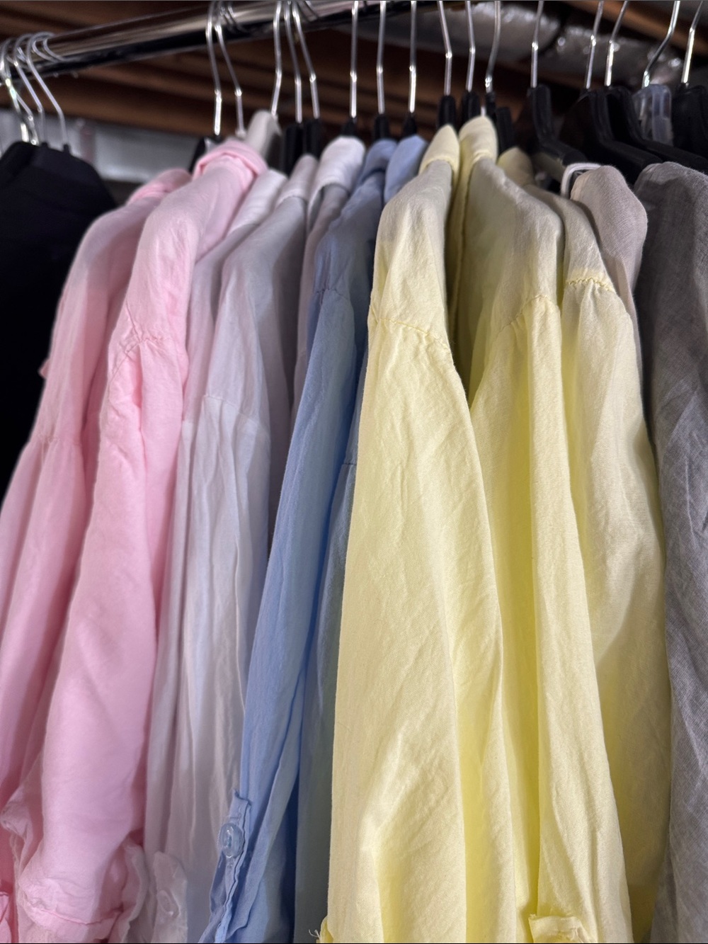 IT68. From Italy 🇮🇹 Pastel Sequined button up shirt - Picture 2 of 2